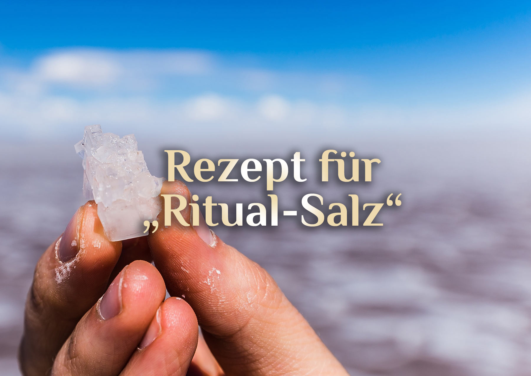 Elementar Salz 🧂 Pudriges Elixier zur magischen Reinigung 🧂 Ritual-Salz