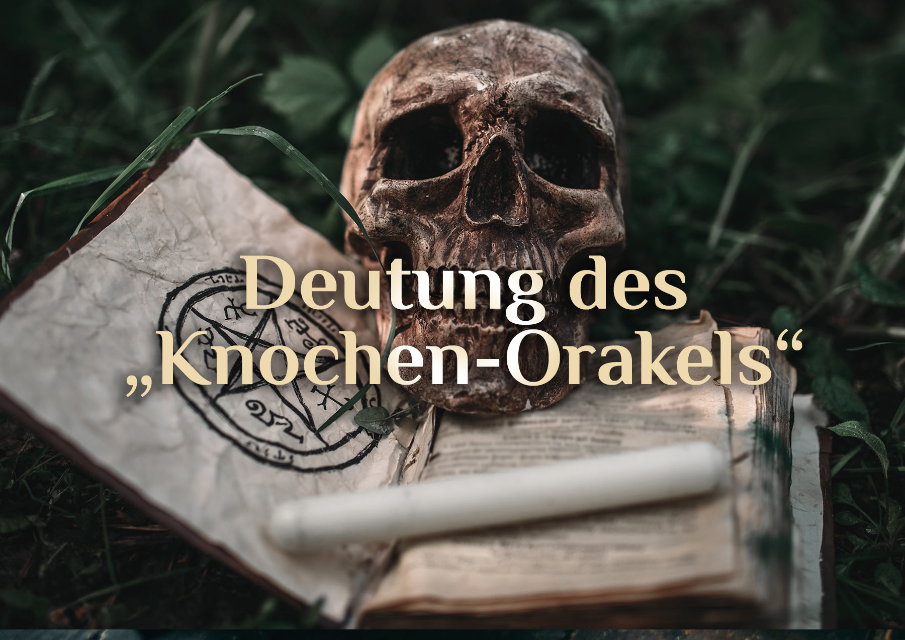 So nutzt Du das Knochenorakel richtig 🦴 Deutung des Knochen-Orakels