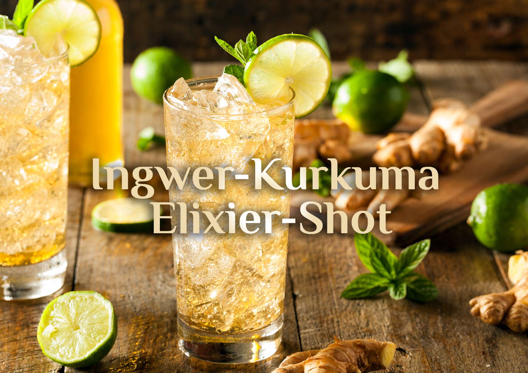 Elementarer Power Drink Feuer | Ingwer Kurkuma Shot