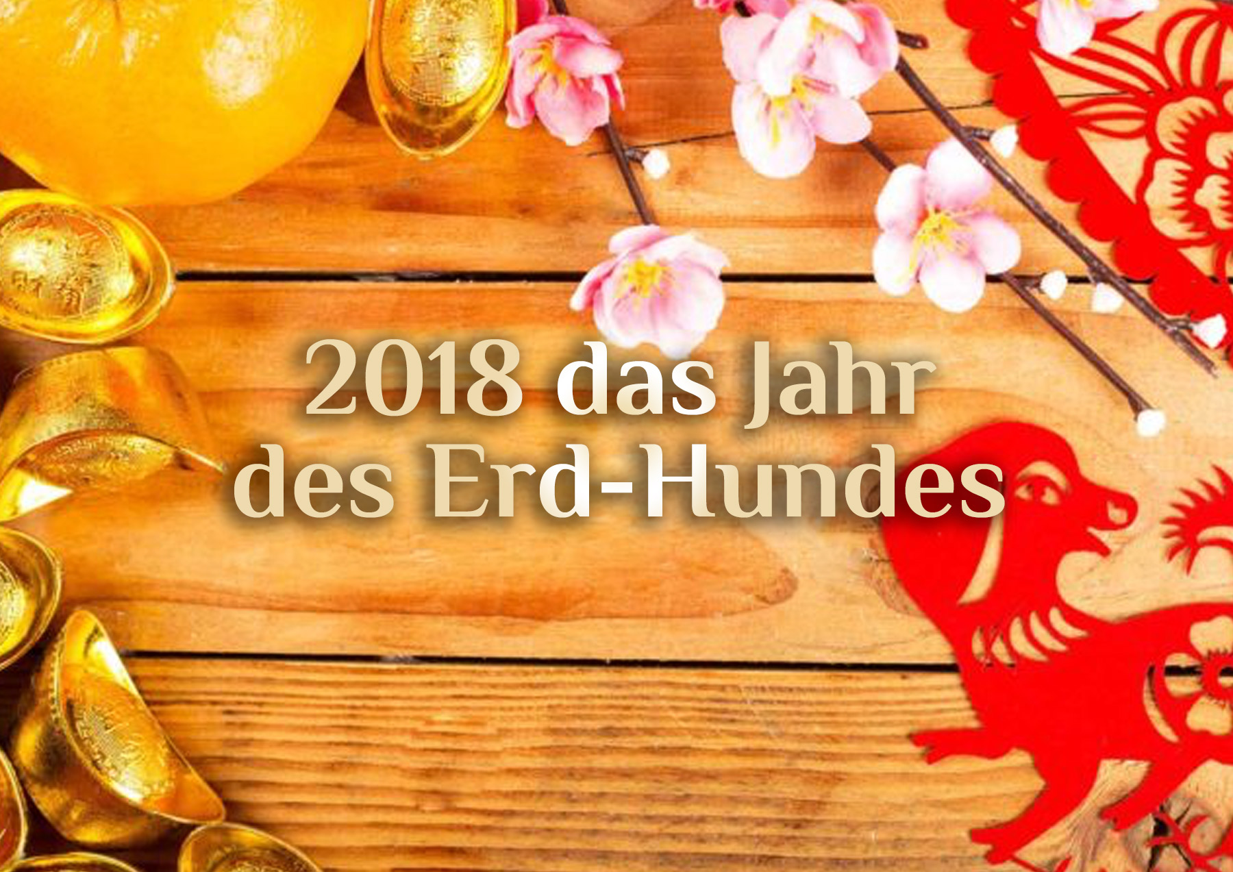 Chinesisches Neujahrsfest 2018 | Freitag, 16. Februar | Das Jahr des Erd-Hundes 🐶