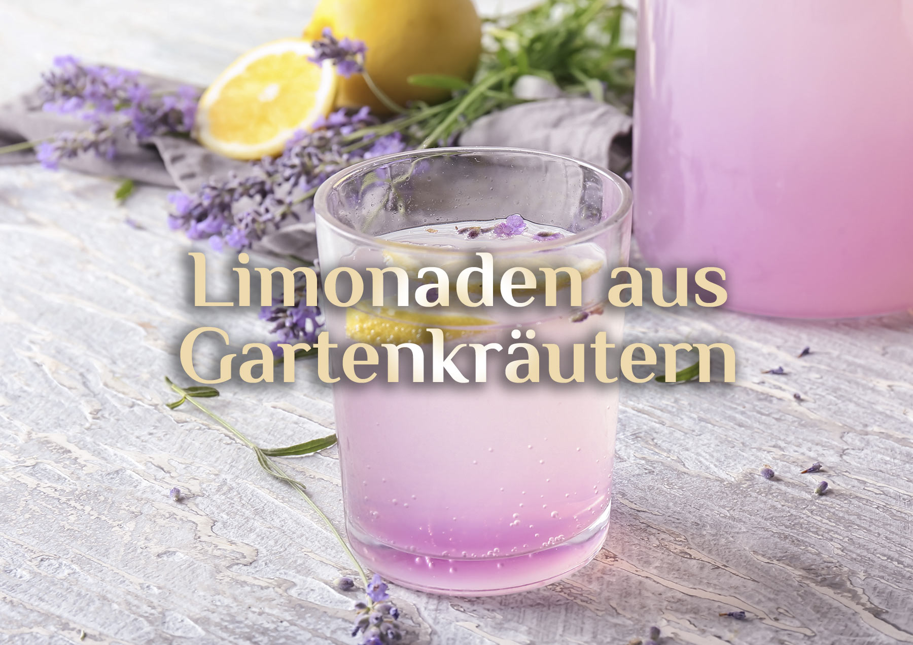 Hexenrezepte für 🌿 Gartenkräuter Limonaden 🍹