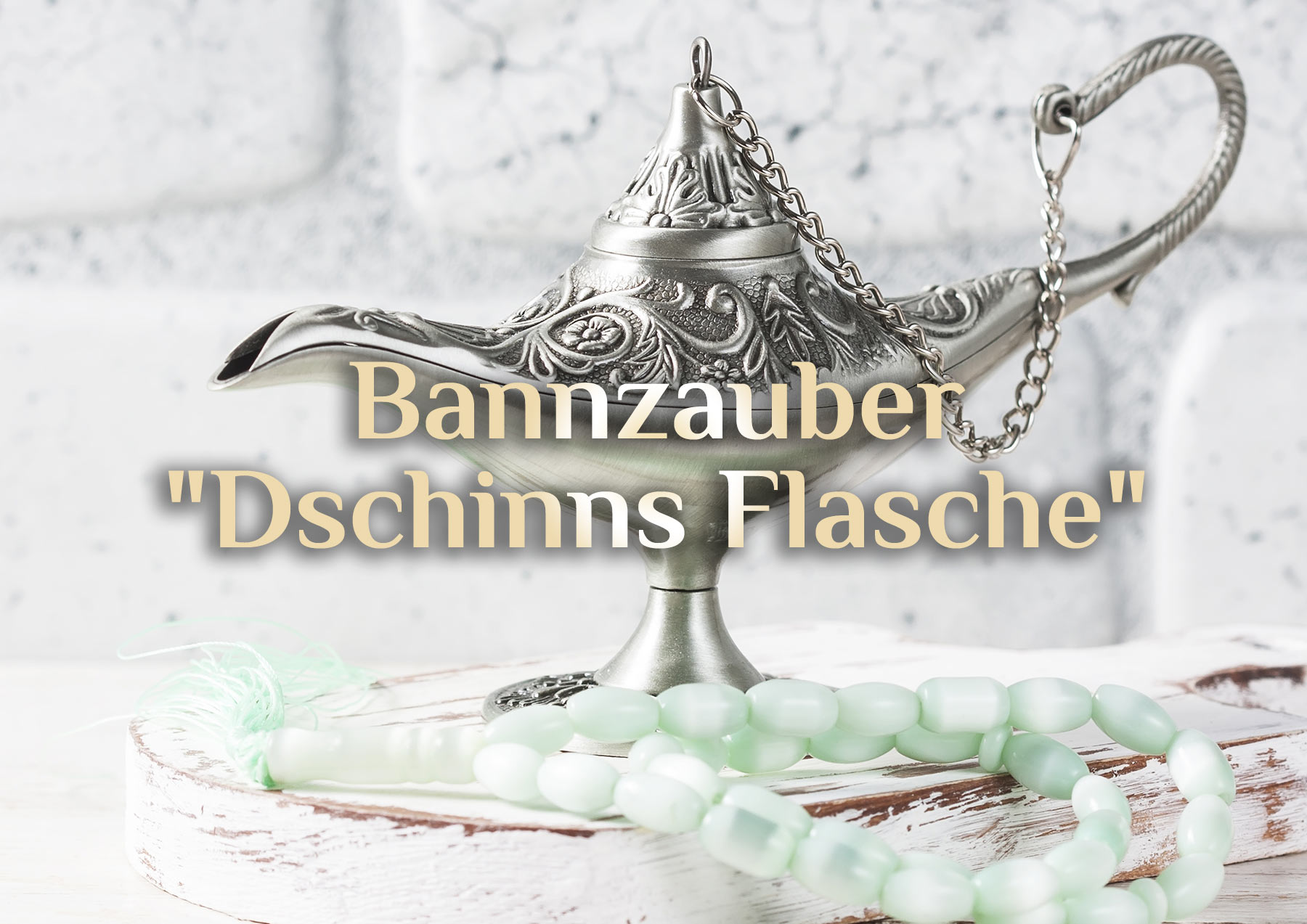 Flaschenzauber 🧞 “Dschinns-Falle” 🧞 Dschinn in der Flasche