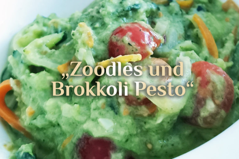 Zoodles Rezept 🍝 Hexenküche  🍝 Brokkoli Pesto
