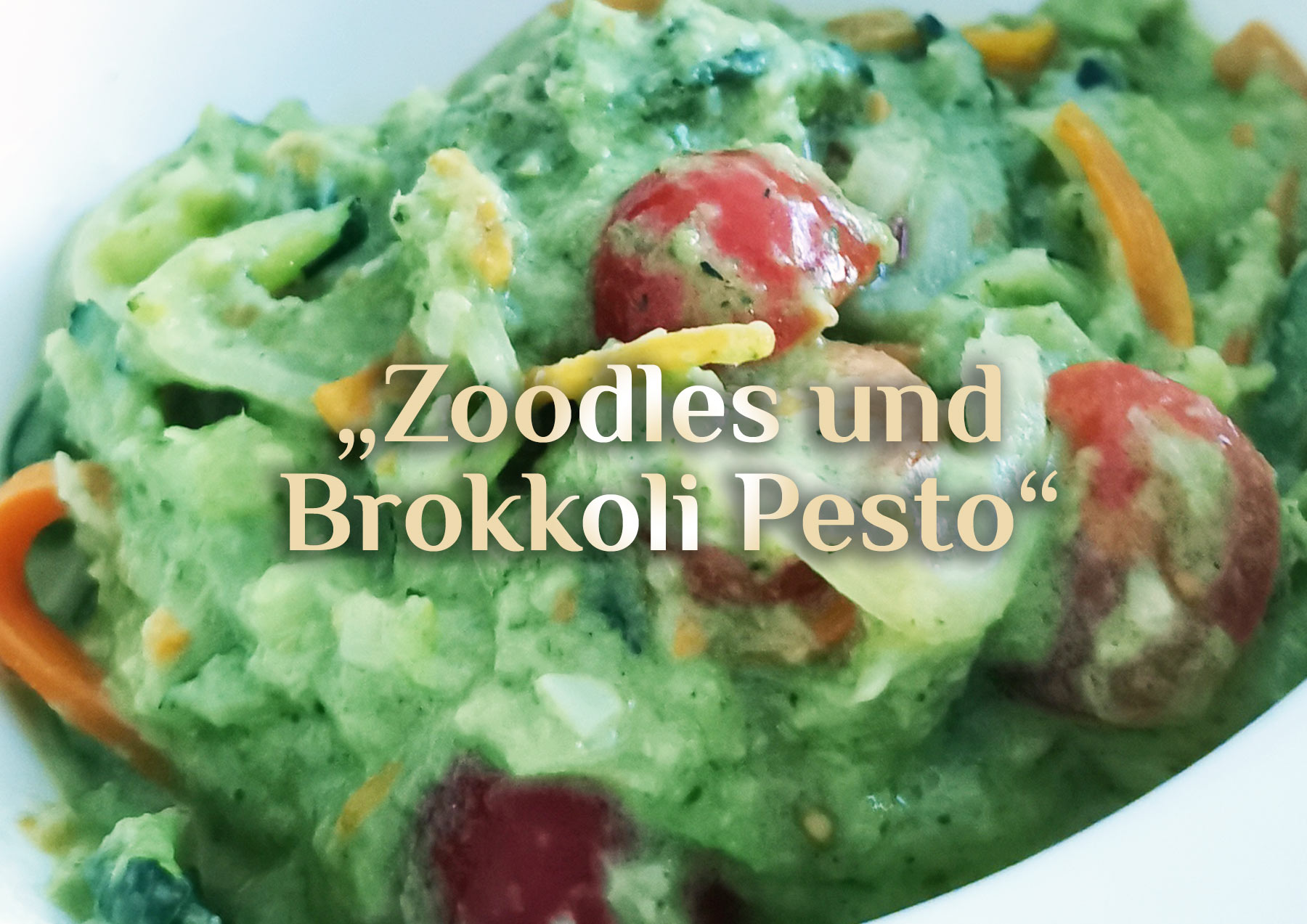 Zoodles Rezept 🍝 Hexenküche  🍝 Brokkoli Pesto