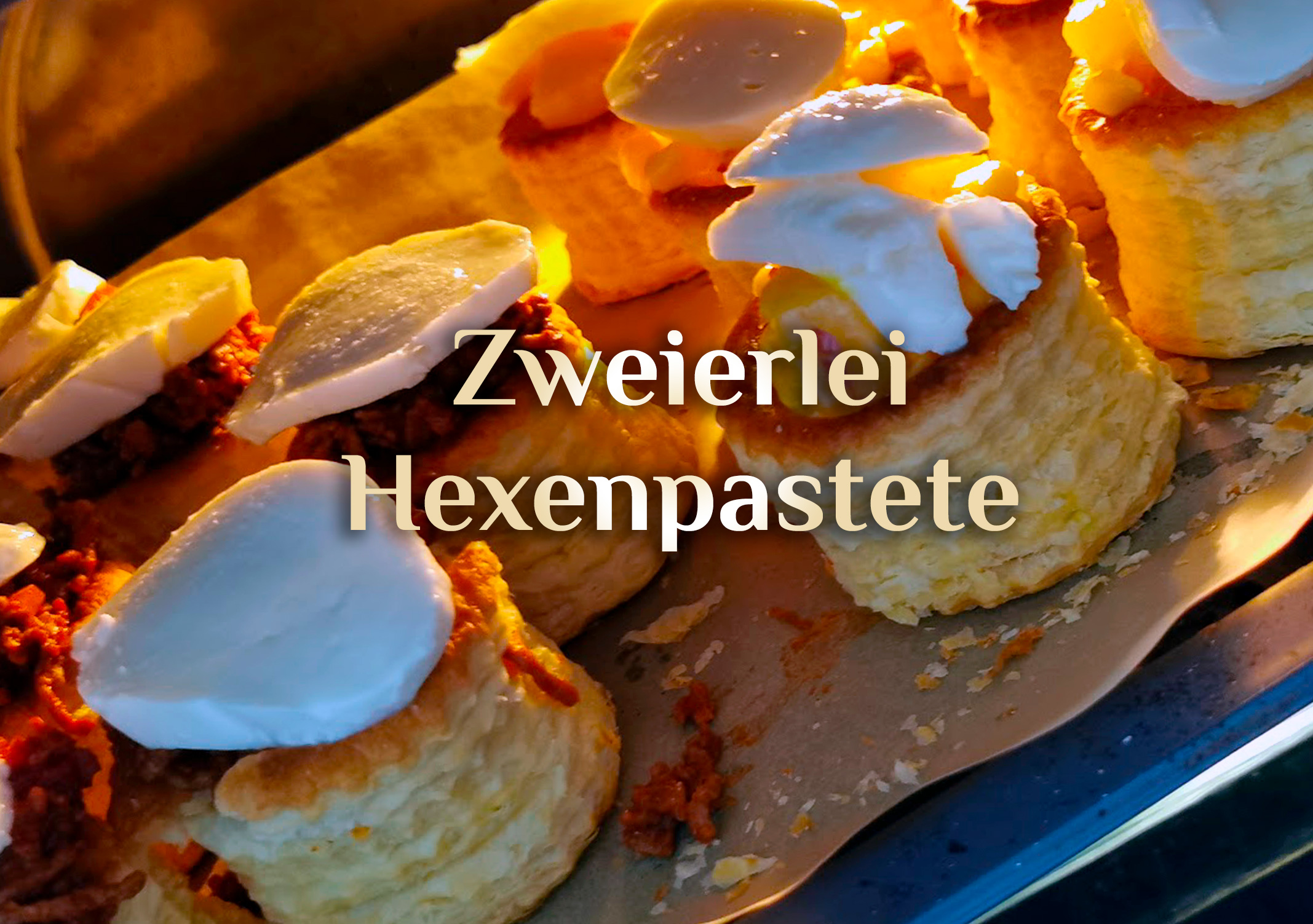 Zweierlei Hexenpastete 🍽️ Sweet Hawaii 🍍🌽🥭 & Hot Salsa 🌶️🥕🍅