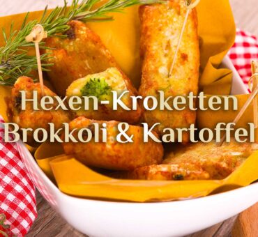 Veganes Rezept 🥦 Brokkoli-Kroketten 🥦 Hexenküche