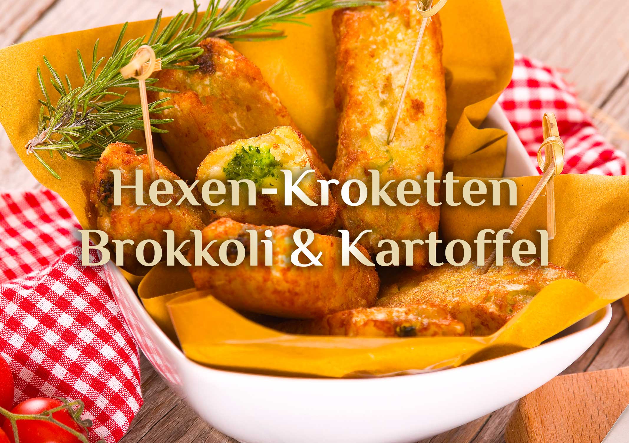 Veganes Rezept 🥦 Brokkoli-Kroketten 🥦 Hexenküche