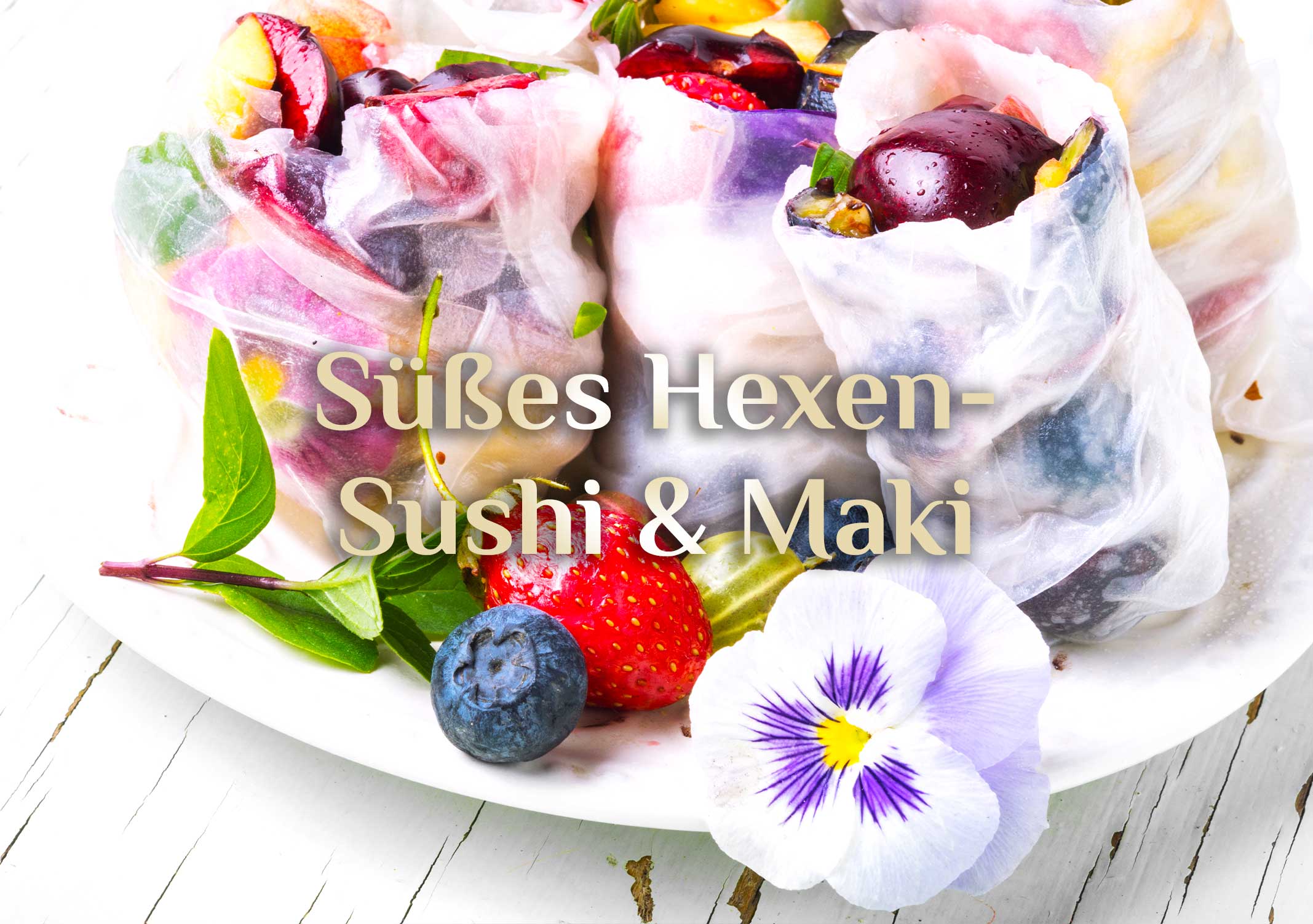 Süßes Sushi & Maki 🍣 Hexen Sushi & Maki 🍱 Sommer Sushi & Maki