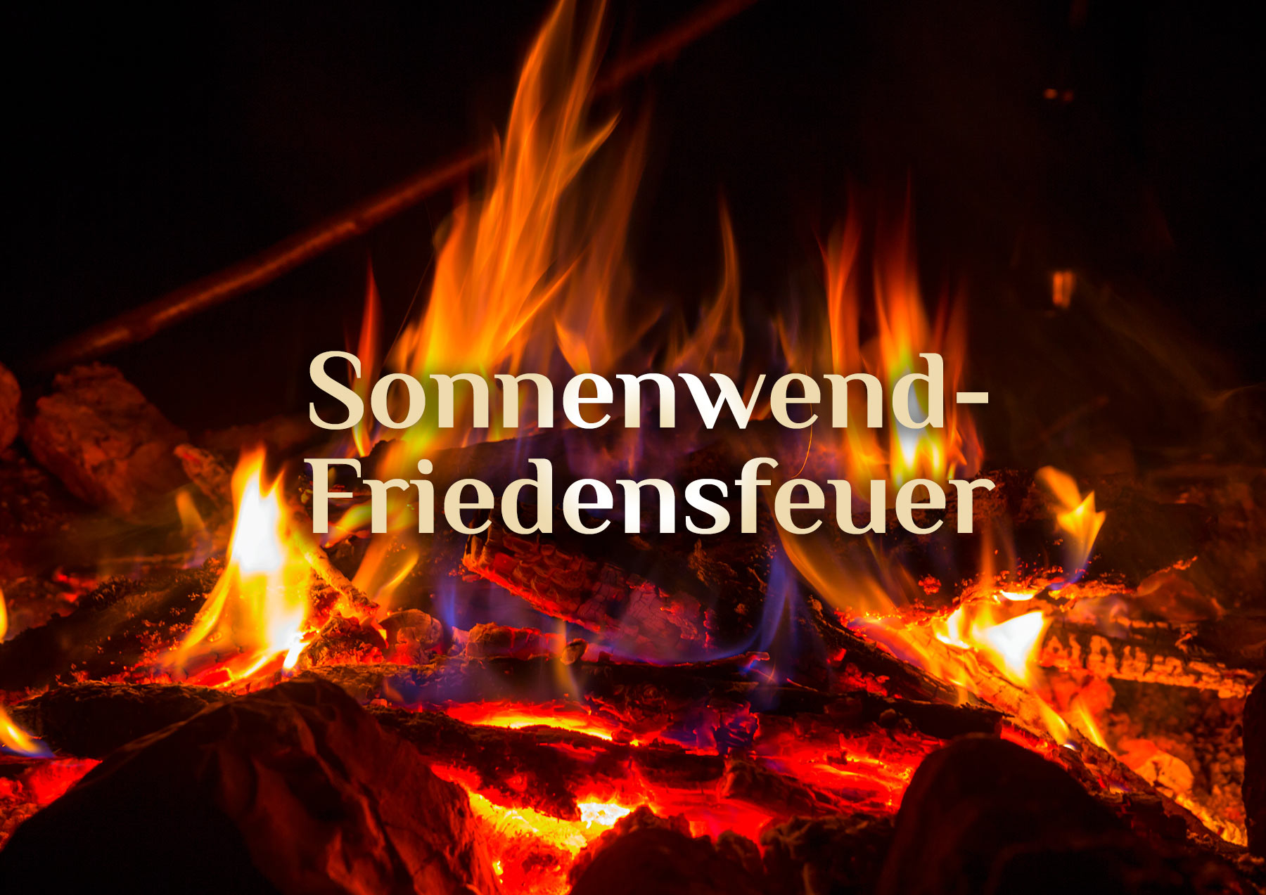 Lagerfeuer zur Wintersonnenwende ❤️‍🔥  Friedensfeuer Ritual