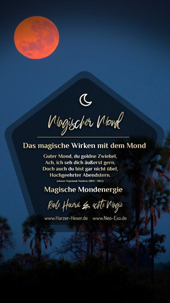 Magie des Mondes 🌙 Magische Mondenergie 🌙 Wirken mit dem Mond NEOeso