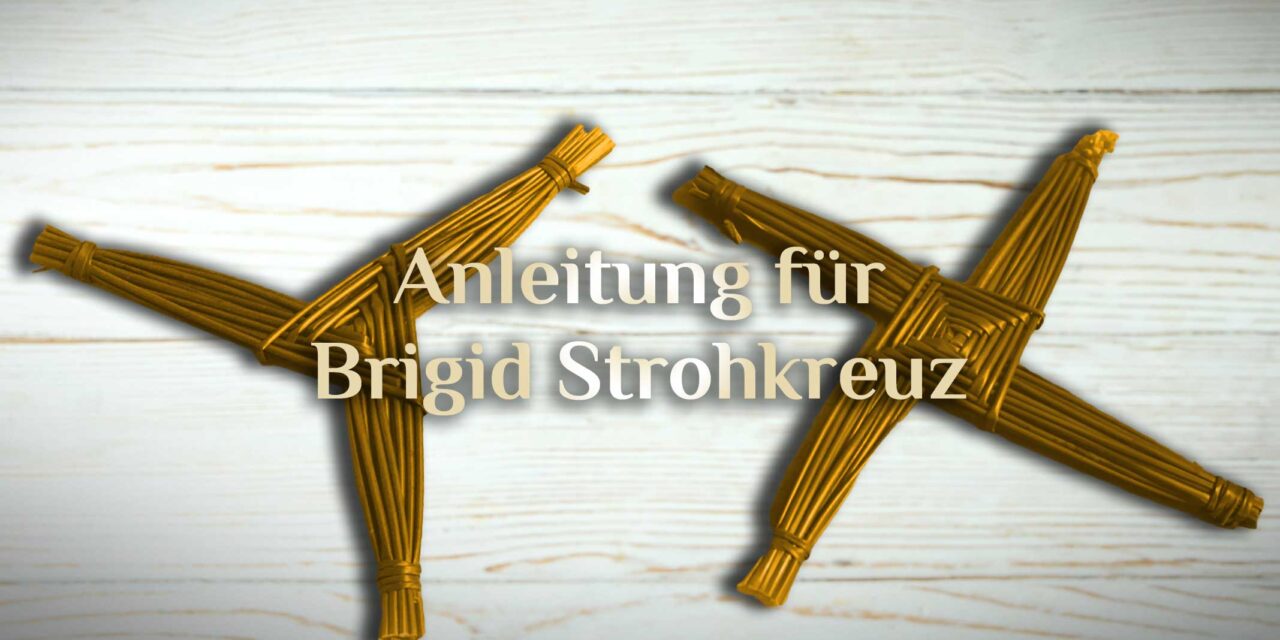 Anleitung Brigid Kreuz 🌾✨ Strohkreuz basteln  🌾✨ Brigid Kreuz Varianten